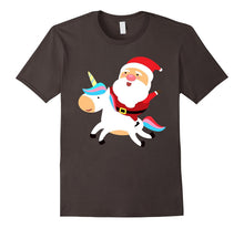 Santa Claus Unicorn Christmas Shirt | Xmas T-Shirt Gift