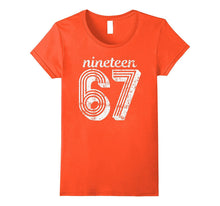 1967 50TH BIRTHDAY Vintage Retro 60's 70's Style T Shirt