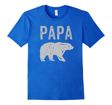 Mens Vintage Effect Papa Bear T-Shirt
