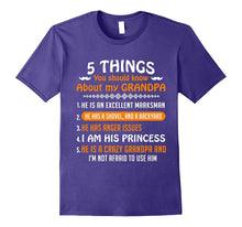 5 Things You Should Know About My Grandpa T Shirt