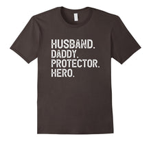 Mens Husband Daddy Protector Hero T-Shirt Father's Day Gifti