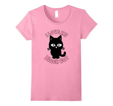 I Love My Black Cat Shirt Cute Kitty Halloween Kitten