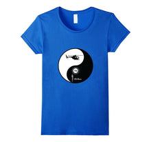 Helicopter Yin Yang T Shirt Fun Gift Idea