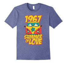 1967 Summer of Love Hippie Peace Van T-Shirt Happy Camper