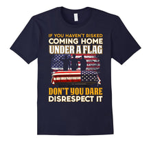 Coming Home Under Flag American Flag Veteran Proud Veteran