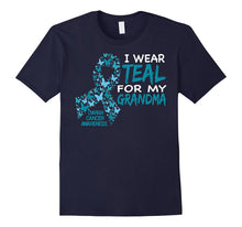 I Wear Teal for My Grandma Ovarian Cancer Awareness T Shirt