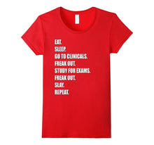 Funny Nurse Shirt Slay RN LPN Clinicals Nursing School