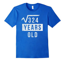 18th Birthday Gift 18 Yr Years Old Funny Square Root T Shirt