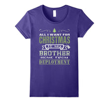 Military Deployment Gift Christmas TShirt: Brother Tee