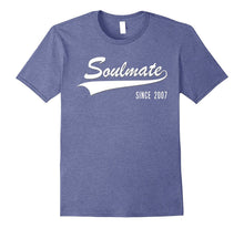 10th Anniversary Gifts Soulmate Since 2007 Couple Tshirt