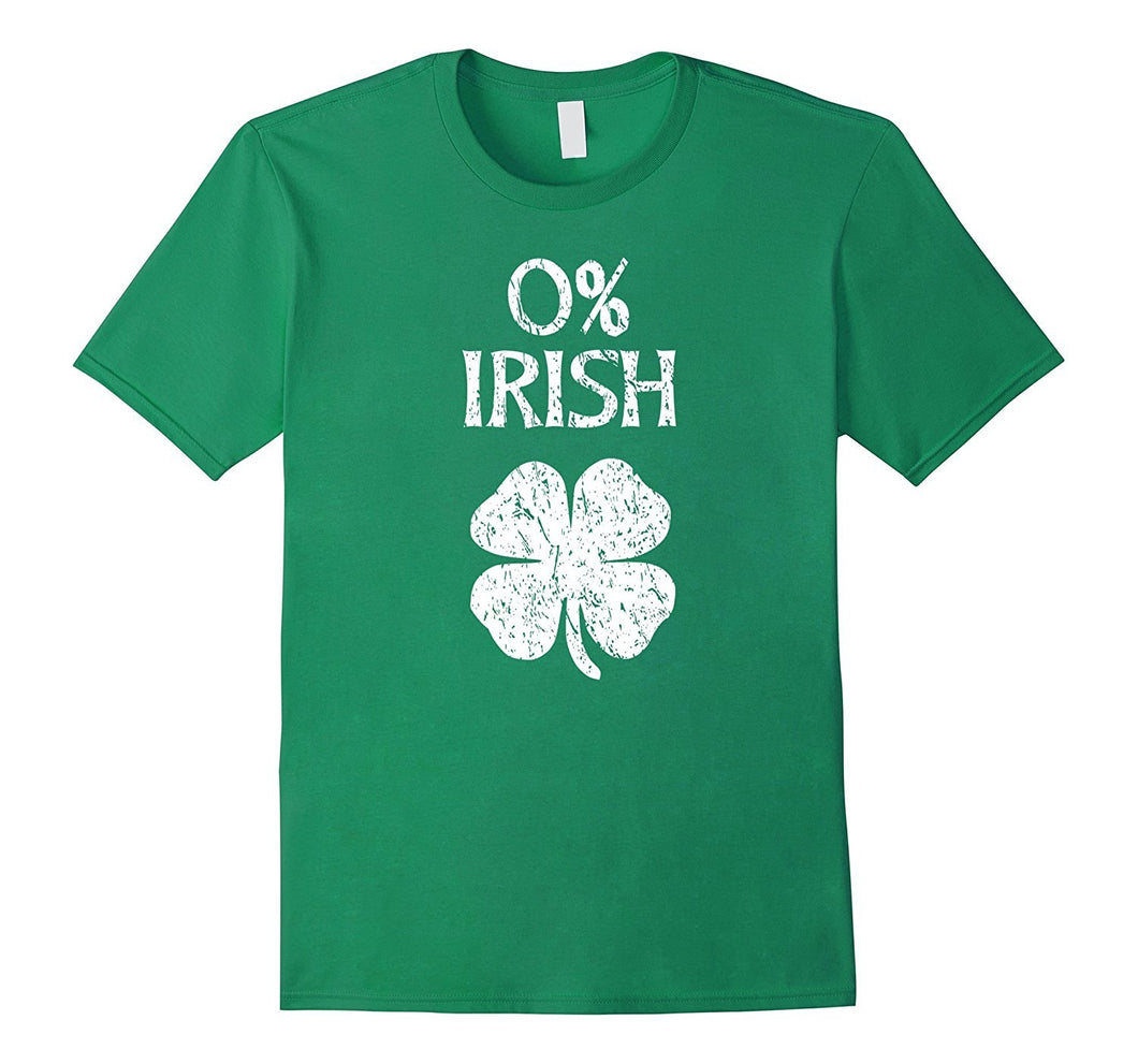 0% Irish Vintage St. Patrick Day T Shirt