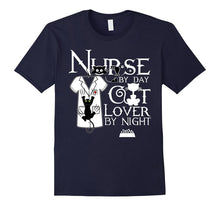 Nurse by Day Cat Lover by Night Tshirt for Nurse