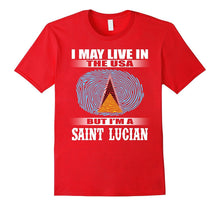 DNA SAINT LUCIAN Flag Gifts Tshirts