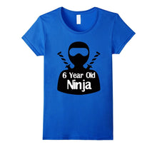 6 Year Old Ninja Birthday Gift Idea for Kids T-Shirt
