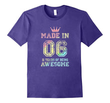 11th Birthday Gift Made in 2006 Awesome Rainbow T-Shirt