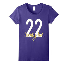 22nd Birthday Shirt Gift Party Gold Bestie Twenty Two 22