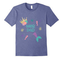 Merdad Shirt Men Mer Dad Mermaid Tee