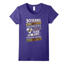 30th Anniversary T-Shirt 30 Years Wedding Marriage Gift