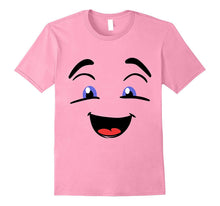 HAPPY FACE EMOJI STICKER T SHIRT, Cute Positive Smiley Tee