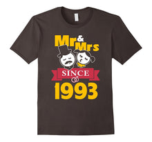 24th Wedding Anniversary T-Shirt 24 Year Mr & Mrs Since 1993
