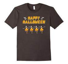 Happy Halloween Dancing Ballet T-Shirt Skeleton Ballerina
