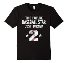 2nd Birthday Baseball T-Shirt 2 Year Old Distressed Shirt