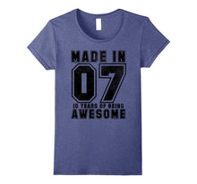 10th Birthday Gift T-Shirt Made in 07 Tee 10 Yrs Old Gift