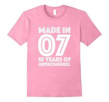 10th Birthday Shirt Gift Age 10 Year Old Boy Girl T-Shirt