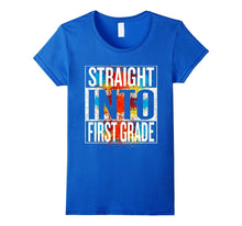 Straight Into First Grade T-Shirt Back to School Tee