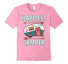 Happy Glamper Camper - Camping Hiking T-Shirt