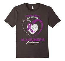 I Wear Purple for My Dad Alzheimer's Awareness T Shirt