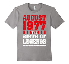 40 Years Old Tee Gift for 40th Birthday Born in August 1977