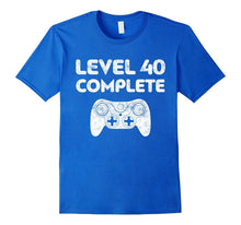 Level 40 Complete T-Shirt 40th Video Gamer Birthday Gift