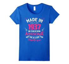 Made in 1937 - 80 Years Old 80th B-Day Birthday Gift T-Shirt