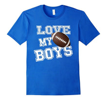 Love My Boys Football Shirt for Mom-Football Mom Shirts Dad