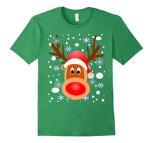 CHRISTMAS REINDEER SHIRT-SNOW-SNOWFLAKES-T Shirt