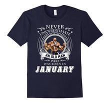 Mens an Old Man Who Was Born in January T-Shirt