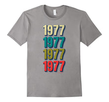 40th Birthday Vintage Retro 1977 Gift Shirt