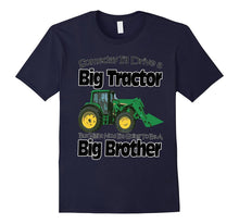 Sibling Tractor T-Shirt Gift for Big Brother Youth Kids