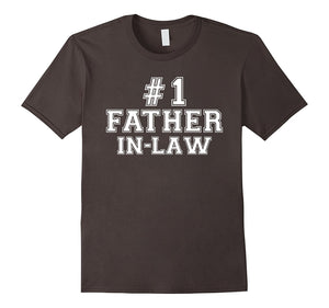 #1 Father-In-Law T Shirt - Number One Father's Day Gift Tee