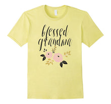 Floral Design Blessed Proud Grandma Gift Tee Shirt