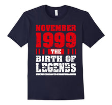 18 Years Old 18th Birthday Tee Born in November 1999 Clothes