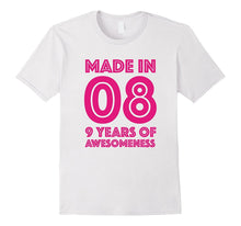 9th Birthday Shirt Gift Age 9 Year Old Girls Tshirt Tee