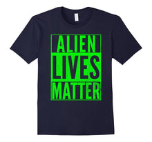 ALIEN LIVES MATTER Halloween Costume Green Nerd Dork T-Shirt