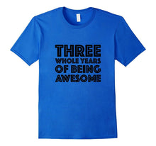3rd Birthday Shirt Gift Age 3 Three Year Old Boy Girl Tshirt