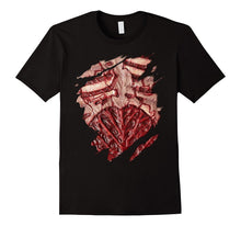 Scary Fresh Zombie Chest Halloween Costume T-Shirt