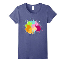 Colorful Paintball Splatter T-Shirt | Artistic Paint Tee