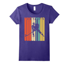 Classic Vintage Retro Hockey Dad Funny Tshirt for Men