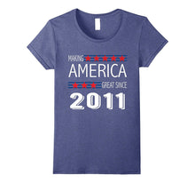 Retro Vintage 6th Birthday MAKING AMERICA GREAT SINCE 2011