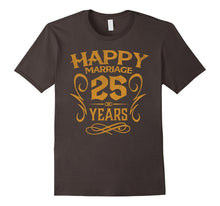 25th Wedding Anniversary 25 Years Happy Marriage Gift Shirt
